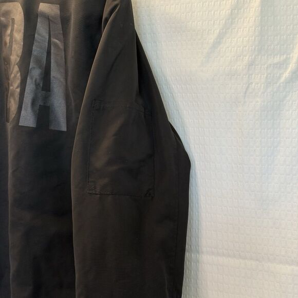 NBA MENS Black BOMBER JACKET  Full Zip Size Small NBA Logo - Picture 6 of 7